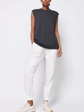 Like New- Faherty could muscle tee- washed black medium